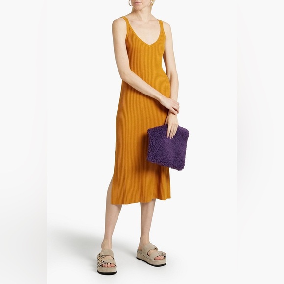 NAADAM Silk Cashmere Midi Tank Dress (D6) - Picture 1 of 5